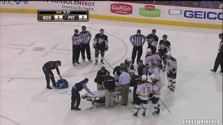 Matt Cooke's Head Shot Hit On Marc Savard (3-7-2010)
