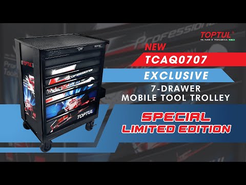 TOPTUL 7-Drawer Mobile Tool Trolley - Special Limited Edition (TCAQ0707)