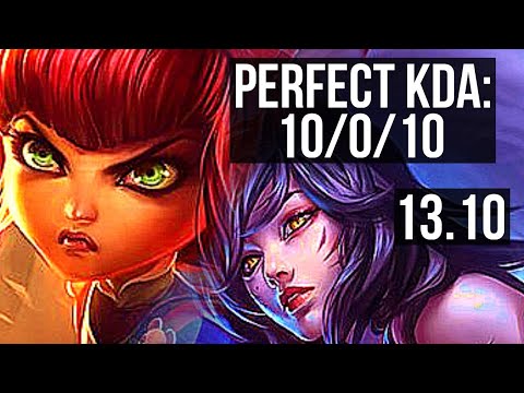 ANNIE vs AHRI (MID) | 10/0/10, 69% winrate, Legendary | KR Challenger | 13.10