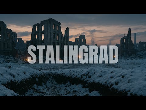 World War II Ambience | Stalingrad Distant Winter Battle Sounds