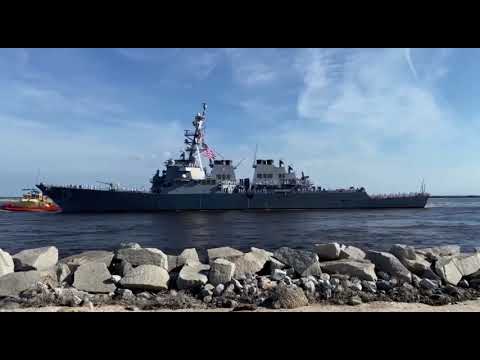 USS Donald Cook (DDG 75) Inbound - July 18, 2021 - Mayport