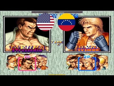 Art of Fighting 2 ➤ Stressedin (Usa) vs eusman (Venezuela) aof2