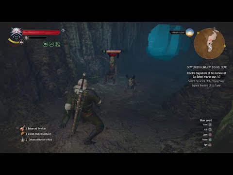 The Witcher 3 Pt. 111 - Scavenger Hunt: Cat School Witcher Gear Pt. 1