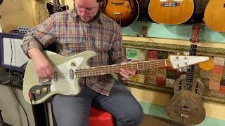 Video thumbnail for 1960s Teisco EB-200 electric bass guitar by Jake Wildwood & Co