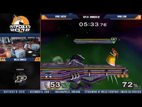 Outfoxx'd 2018 - Top 24 Winners QF - (Peach) Spire | Cob vs Spire | Reeve (Marth)