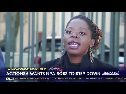 ActionSA wants NPA boss to step down