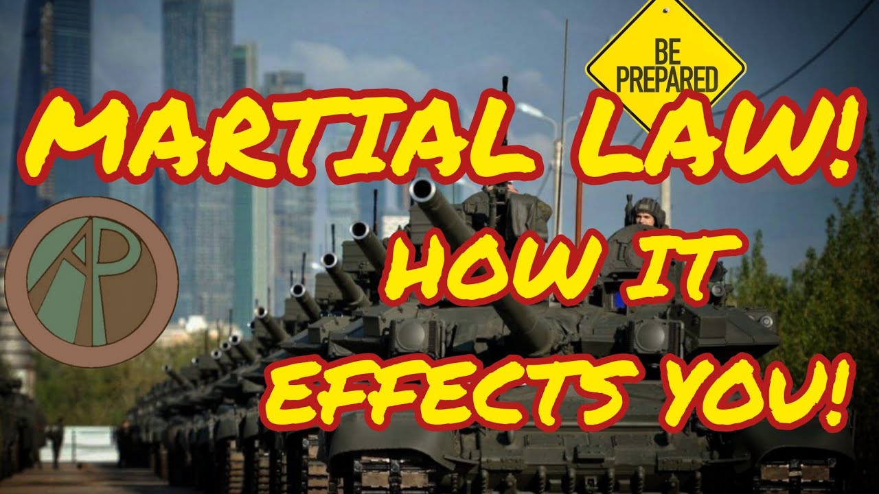 MARTIAL LAW Plans Are IN PLACE! SHTF Is Coming!
