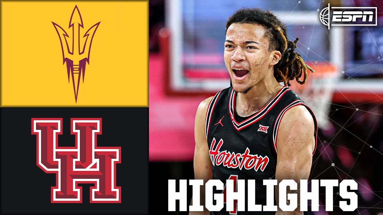 Arizona State Sun Devils vs. Houston Cougars | Full Game Highlights | ESPN College Basketball