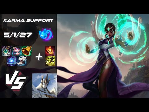 SUPPORT Karma vs Galio - EU Grandmaster Patch 25.S1.3