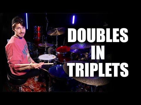 Doubles in Triplets Over-the-Bar-Line DRUM FILL | LESSON