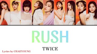 Download lagu RUSH / TWICE 【カナルビ・日本語訳・歌詞】 Lyrics by CHAEYOUNG mp3