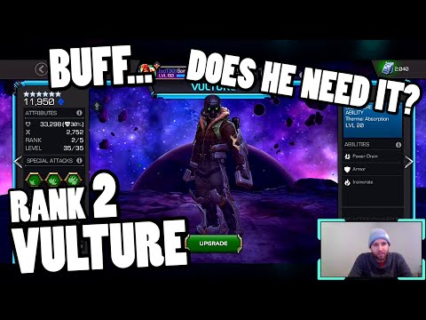VULTURE BUFF! | Rank 2 Vulture PRE-BUFF | Does He Need It? | Marvel Contest of Champions