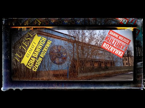 Opuszczony Dom Kultury z dyskoteką