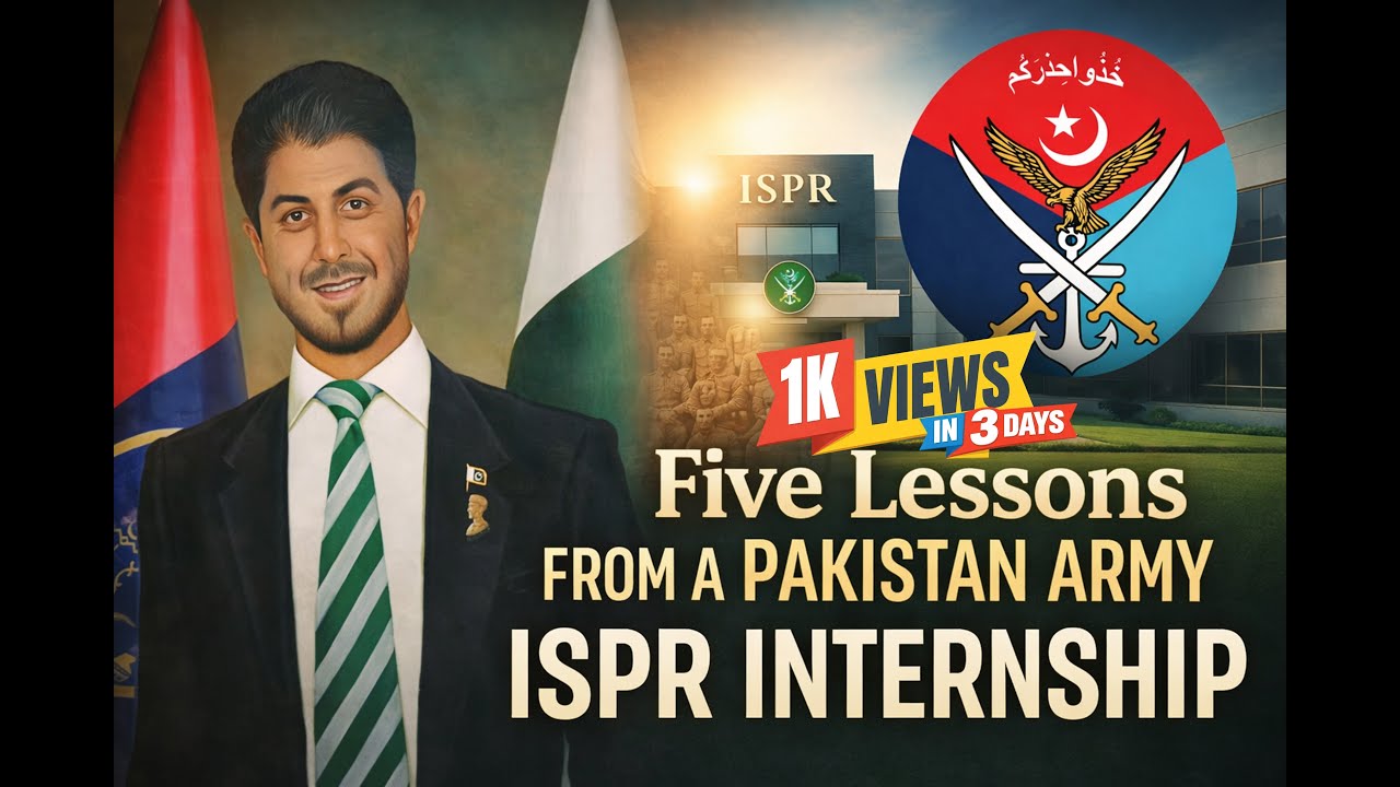 Five Lessons from a Pakistan Army ISPR Internship
