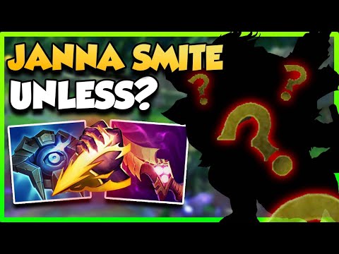 JANNA SMITE TOP STRAT...UNLESS? - League of Legends
