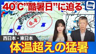 なぜここまで暑い？優勢な太平洋高気圧の影響で西日本・東日本が猛暑に【気象解説】