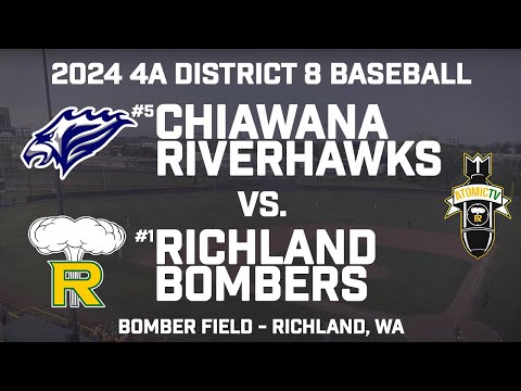 2024 4A District 8 Baseball Semifinal - Chiawana Riverhawks vs. Richland Bombers