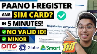 PAANO MAG REGISTER NG SIM CARD 2023? SIM CARD REGISTRATION: HOW TO REGISTER?