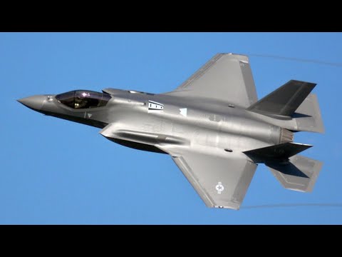 4Kᵁᴴᴰ USAF F-35A Demo Team Major Kristin "BEO" Wolfe performs a incredible Display @ NATO Days 2023