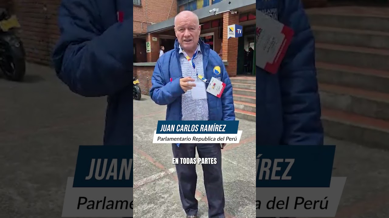 Parlamentario andino Juan Carlos Ramírez analiza la segunda vuelta presidencial de Colombia