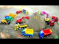 Video penggali untuk kanak-kanak | Trak pembinaan untuk kanak-kanak | Lori untuk kanak-kanak