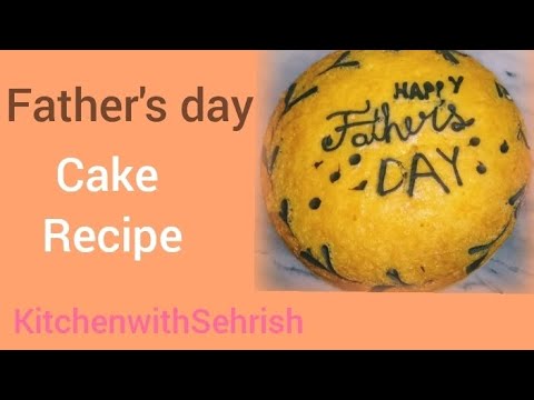 Happy Father's Day cake recipe || Kitchen with Sehrish