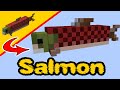 Minecraft Salmon Minecraft Statue Mob Build Minecraft Tutorial PS4 Xbox Switch PC Pocket