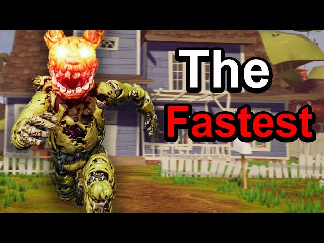 Springtrap Just Became the FASTEST Animatronic in Hello Neighbor! SDDEFAULT Thumbnail