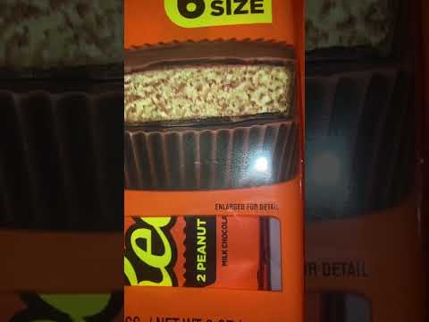 Eating 6 packs of Reese’s Peanut butter cups 😌 🤤