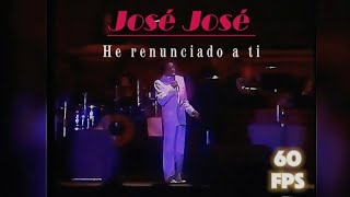 “He Renunciado a Ti" HD - José José en vivo en el coliseo Roberto Clemente (Puerto Rico, 1985)