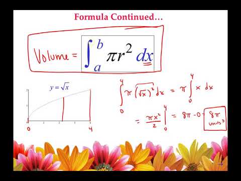 54. Volume of Solids Disk and Washer Method