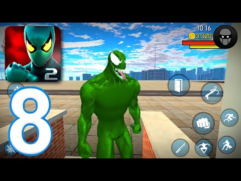 Power Spider Hero 2 - Gameplay Walkthrough Part 8 - New Levels (iOS,Android)