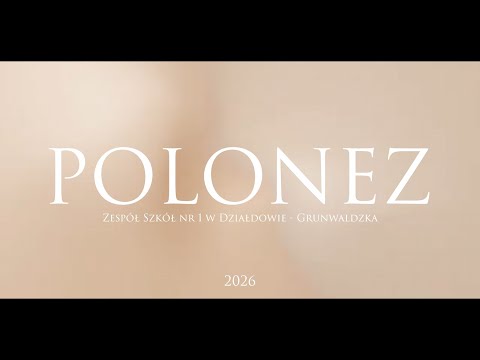 Polonez - Studniówka 2026 - Zespół Szkoł nr 1 w Działdowie - Grunwaldzka
