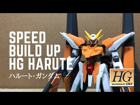 Speed Build Review : HG 1/144 GN-011 Harute Gundam with Panel Line Tutorial【ガンプラHG】 ガンダムハルート