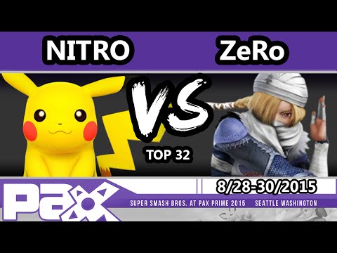 S@P - TSM | ZeRo (Sheik) Vs. 1UP | Nitro (Pikachu) SSB4 Top 32 - Smash Wii U - Smash 4