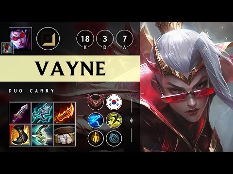 Vayne ADC vs Sivir - KR Grandmaster Patch 25.14