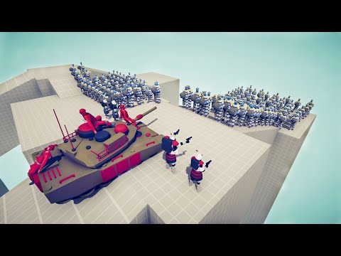 US ARMY ARTILLERY vs 100x UNITS - Totally Accurate Battle Simulator TABS