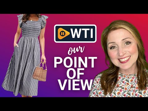 Miessial Women's Striped Linen Midi Beach DressGrey - WTI product video review
