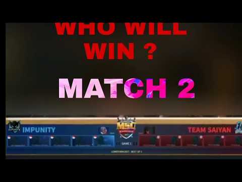 MSC Grand Final TEAM SAIYAN VS IMPUNITY