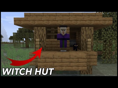 Where To Find A Witch Hut In Minecraft