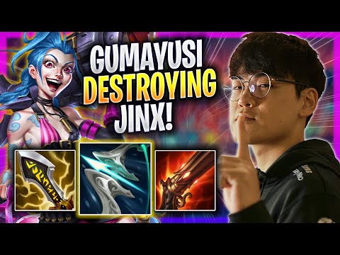 GUMAYUSI DESTROYING WITH JINX! - T1 Gumayusi Plays Jinx ADC vs Zeri! | Season 2023