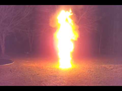 Rustays ceremonial burning of the christmas tree