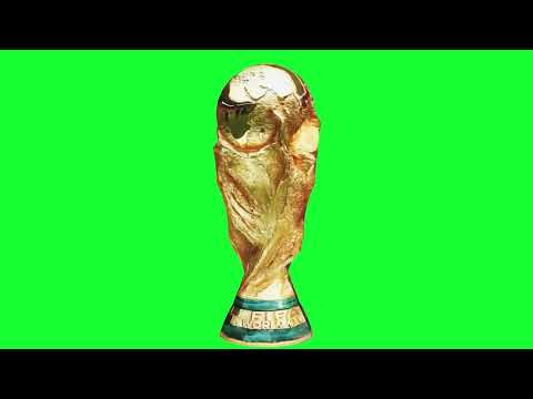 World Cup trophy 🏆 animated green screen