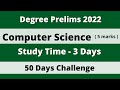 Lakshya Rankfile Challenge Degree Level Prelims 2022 Computer Science Part 1