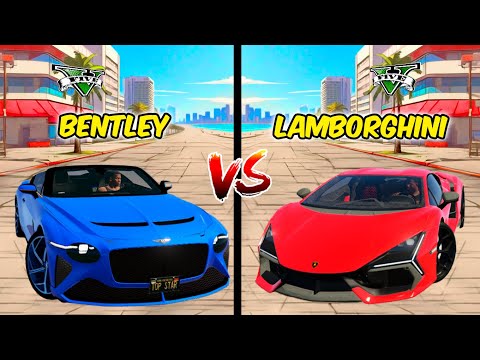 Bentley Mulliner Bacalar vs Lamborghini Revuelto in GTA 5