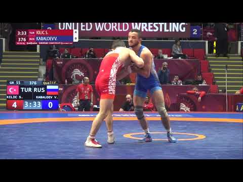 Qual. GR - 55 kg: S. KILIC (TUR) v. V. KABALOEV (RUS)