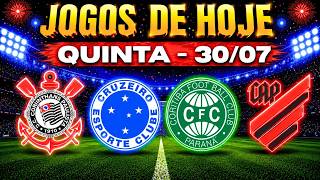 💥IMPERDÍVEL! 21ª RODADA DO BRASILEIRÃO NOS JOGOS DE HOJE QUINTA-FEIRA - DIA 30/07/2026