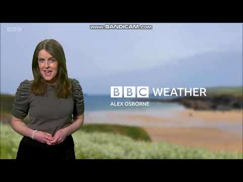 Alex Osbourne BBC One Spotlight weather April 30th 2022 in HD! - 60 FPS Good Quality