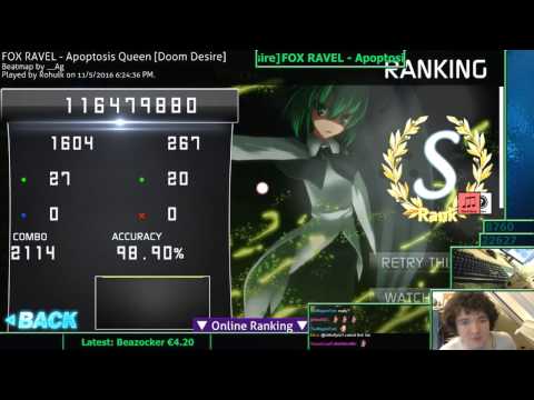 FOX RAVEL - Apoptosis Queen 98.9% HDHR FC