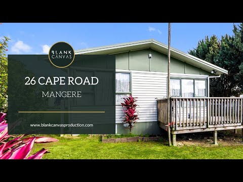 26 Cape Road, Mangere - Real Estate Videographers | Blankcanvas